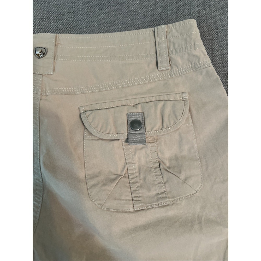 Kuhl Women's SPLASH 10 Inseam Vtg Patinadye Cargo Shorts Beige Sz 6 Hiking - Picture 11 of 12